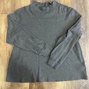 Lands’ End Mock Neck Long Sleeve Top—1X